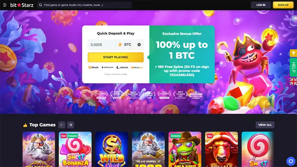 BitStarz Casino 홈페이지