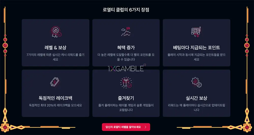 Livecasino.io(라이브카지노.io) VIP 장점