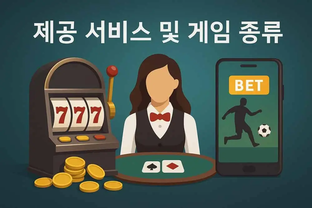 W88 온라인 카지노 제공 서비스와 게임 종류, 슬롯머신·라이브 카지노·스포츠 베팅