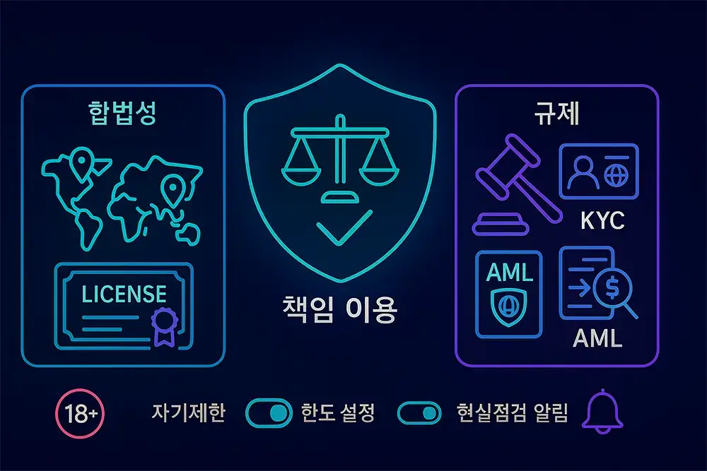 라이브카지노 합법성·규제·책임 있는 이용 가이드(한국 이용자 유의사항)